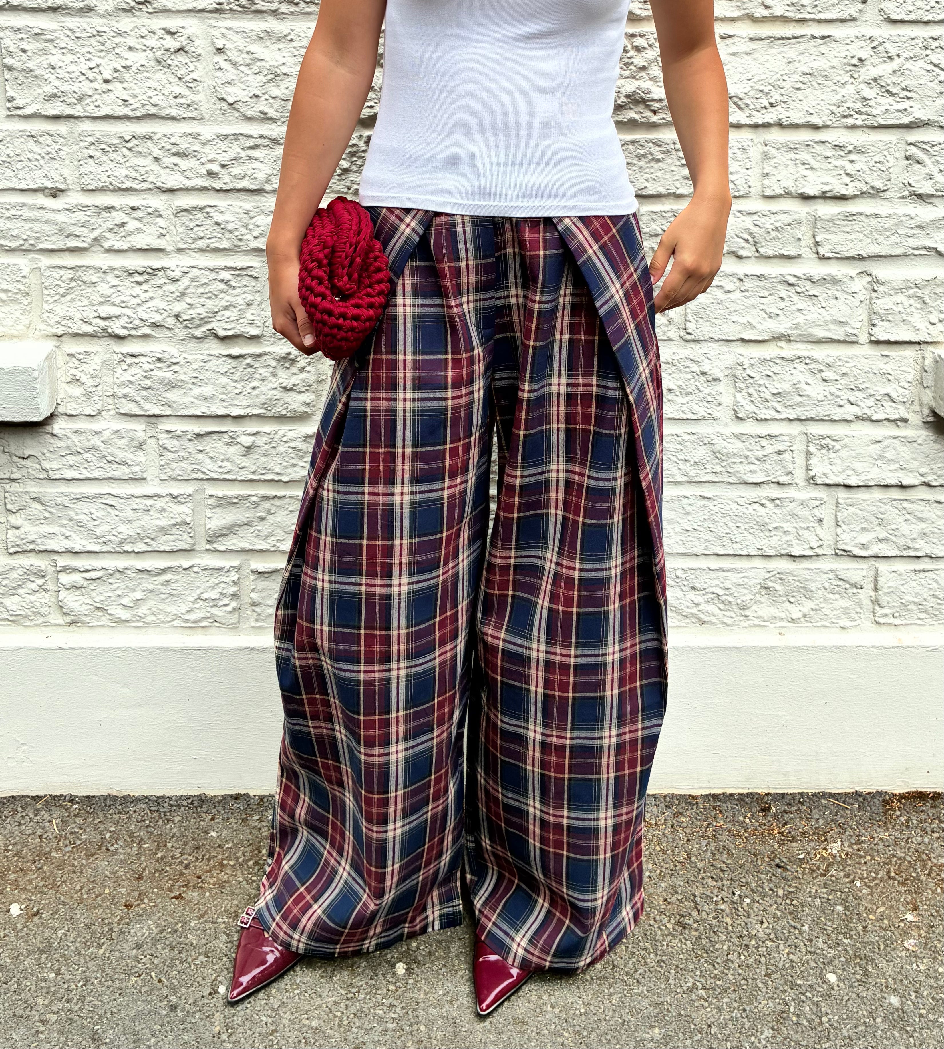 Pantalon à carreaux Le Vestiaire