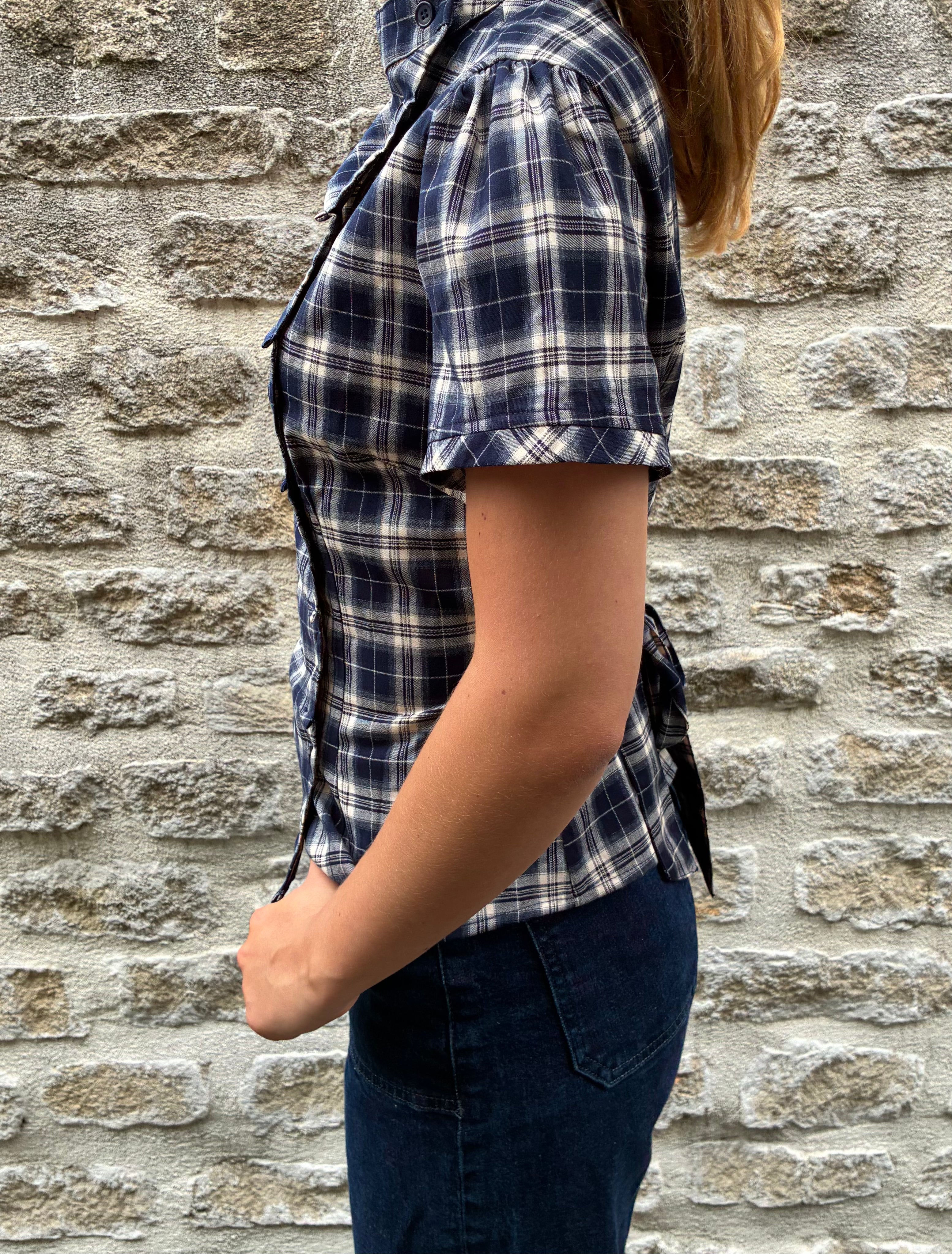 Blouse à carreaux Le Vestiaire