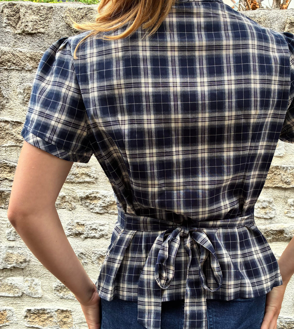 Blouse à carreaux Le Vestiaire