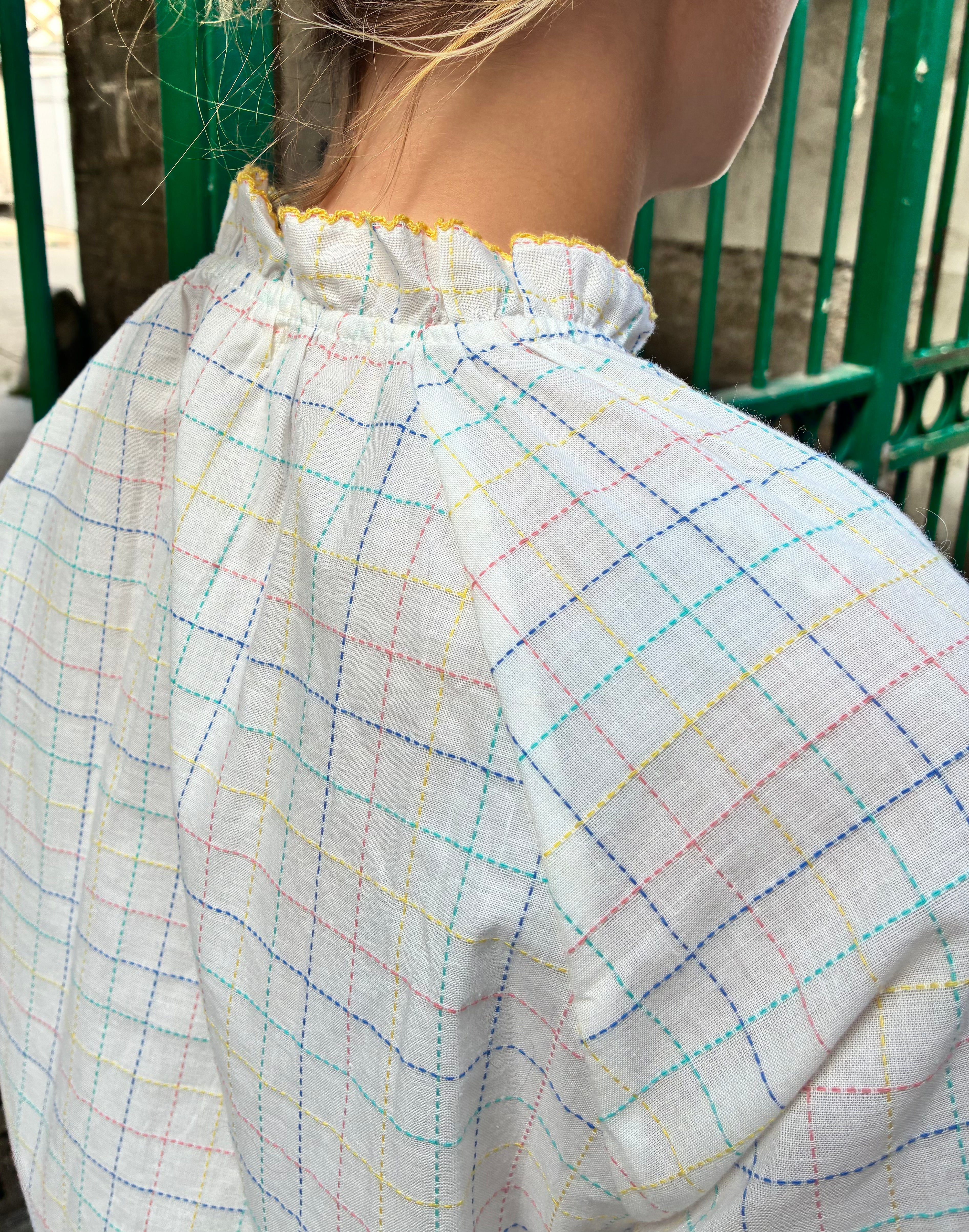 Blouse à carreaux Le Vestiaire
